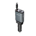 JOYROOM JR-CCL07 60W 3-in-1 Retractable Car Charger