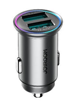 JOYROOM JR-CCN03 24W Mini Metal Car Charger (USB-A to USB-A)
