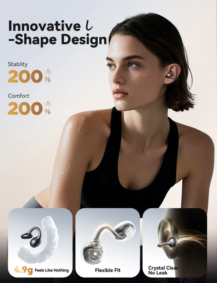 JOYROOM JR-OE3 Clip On Earbuds – Clear & Secure Fit