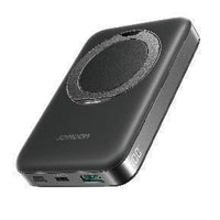 JOYROOM JR-PBM12 22.5W Magnetic Wireless Power Bank with Ring Holder 10000mAh-Black With Type-C to Type-C 60W 0.25m Cable
