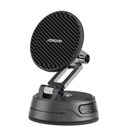 JOYROOM JR-ZS510 Gel Suction Cup MagSafe Foldable Car Phone Mount - Gunmetal