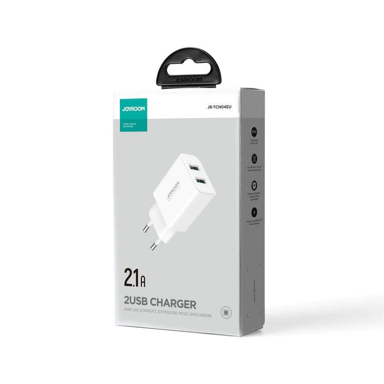 Joyroom 2.1A 2USB Charger EU - White