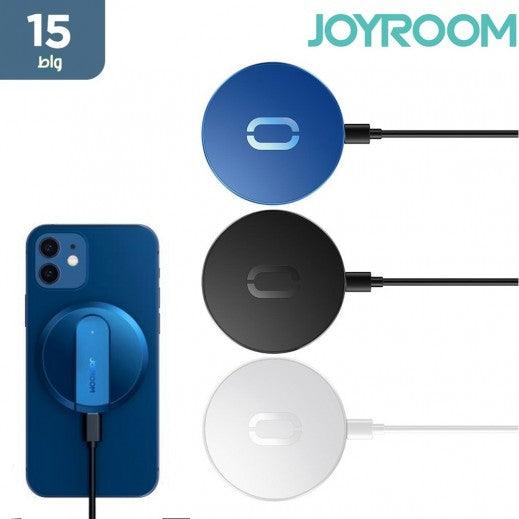 Joyroom JR A28 15W Ultra Thin Magnetic Wireless Charger - Black & White