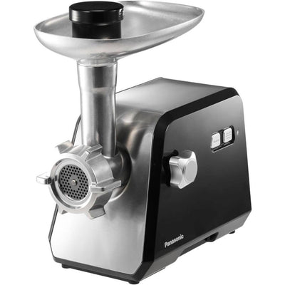 Panasonic MK-GX2010 Meat Mincer | 2000W | Stainless Steel Blades | Reverse Function | Silver/Black
