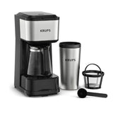 Krups Simply Brew Coffee Maker with Filter 4 in 1, Brew Options KM207DM0