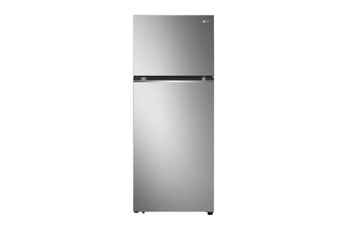 LG GLB-582GVLP 423L Top Freezer Refrigerator – Smart Inverter, DoorCooling+ & No Frost, Silver – View 1