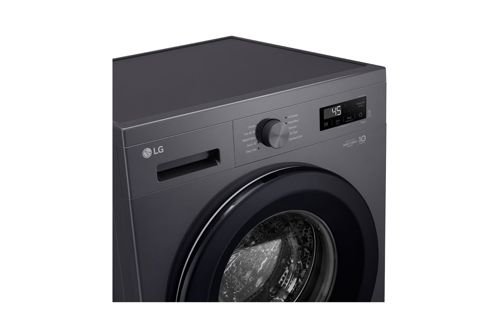 LG Front Load Washing Machine 8kg - AI Direct Drive, Smart Diagnosis - Silver