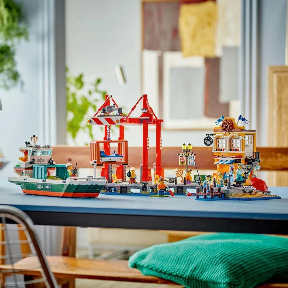 LEGO City Seaside Harbor & Cargo Ship 60422