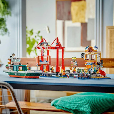 LEGO City Seaside Harbor & Cargo Ship 60422