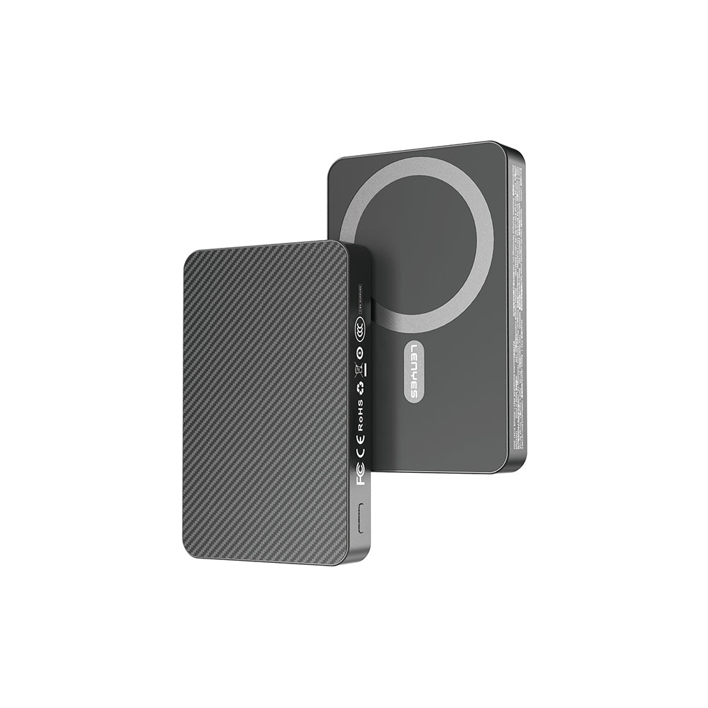 LENYES P32-1 Aramid Fiber Power Bank 10000mAh MagSafe Wireless Charging