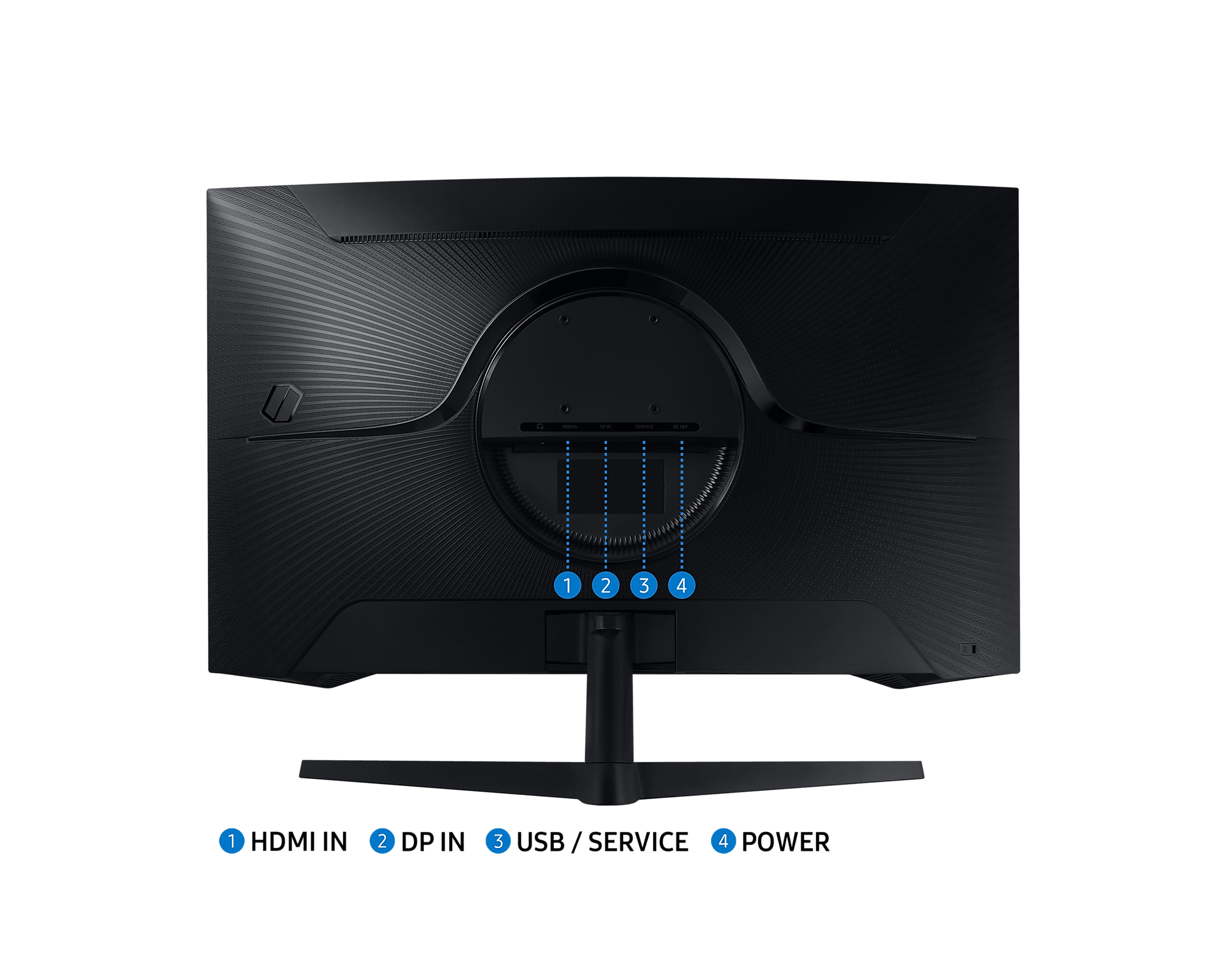 Samsung Odyssey G5 32" 165Hz 1Ms 2K (2560 x 1440) VA,HDR10, 1000R Curved FreeSync Premium-Black-Gaming Monitor