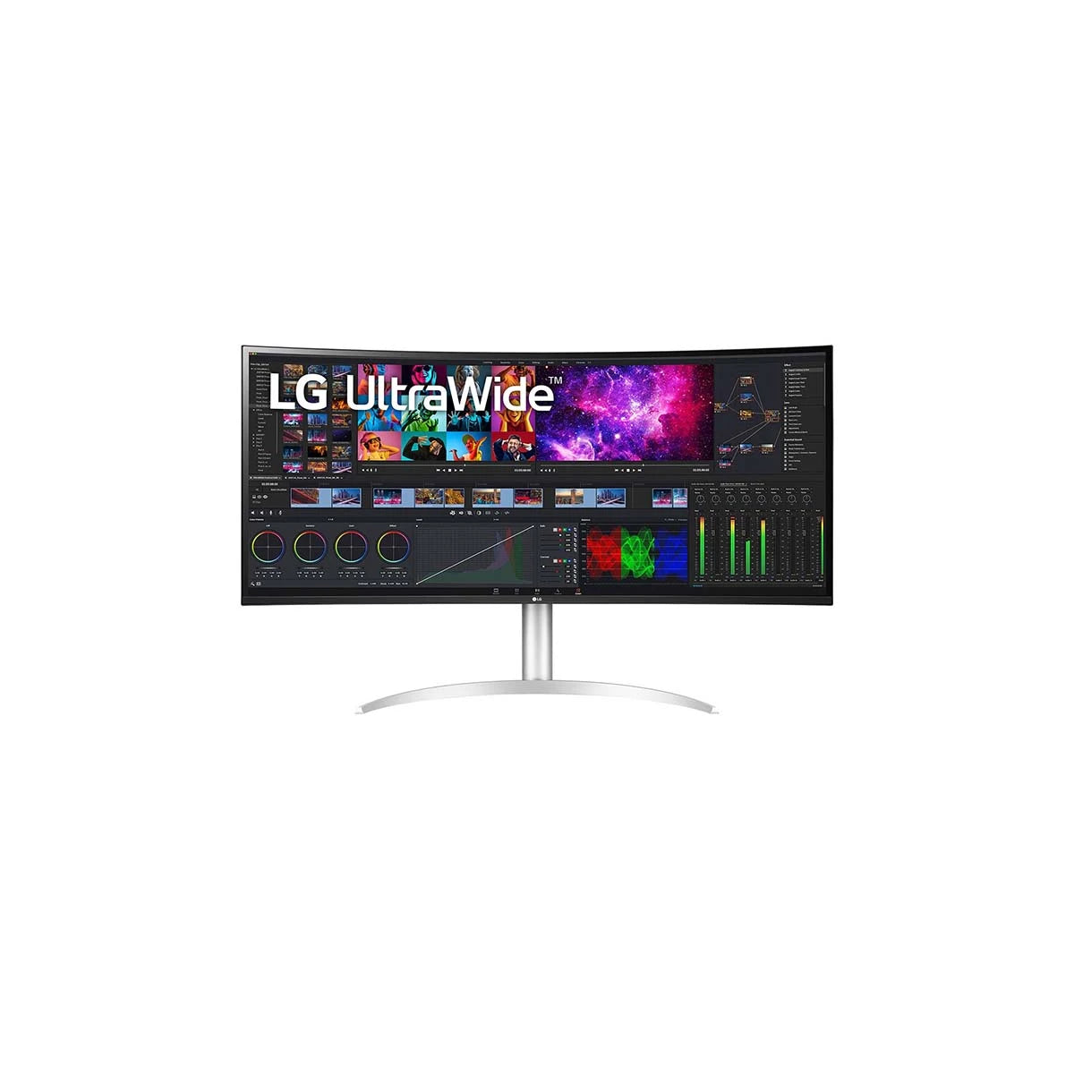 LG 40WP95C-W 40'' UltraWide Curved WUHD Monitor