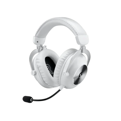 Logitech G PRO X 2 LIGHTSPEED Wireless Gaming Headset – Detachable Mic – White – 981-001269