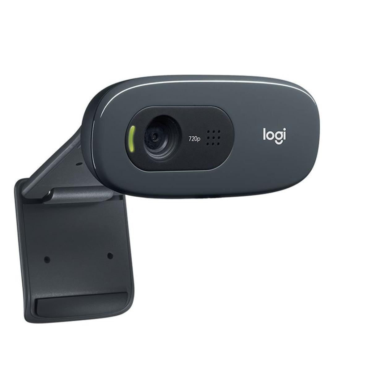 Logitech C270 HD Webcam For Video Conferencing, HD 720p 30 FPS, Widescreen HD Video Calling, HD Light Correction, Noise-Reducing Mic