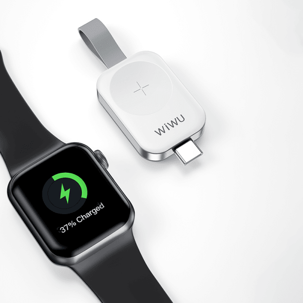 Wiwu M16 Pro For Apple Watch Wireless Charger - Silver