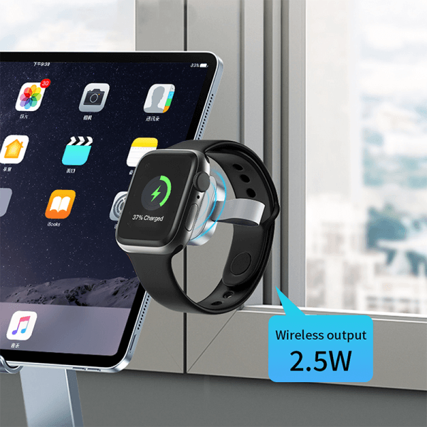 Wiwu M16 Pro For Apple Watch Wireless Charger - Silver