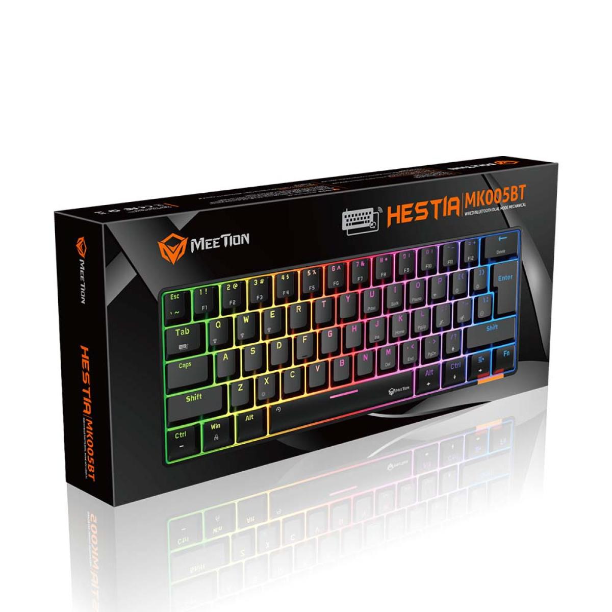 Meetion Hestia RGB 60% Mechanical Dual Mode Gaming Keyboard