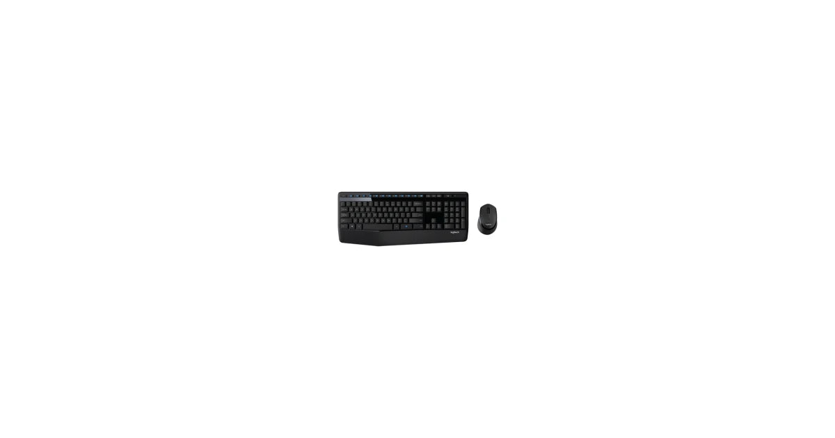 Logitech MK345 Wireless Combo Full-Sized Keyboard with Palm Rest and Comfortable Right-Handed Mouse - Black – 920-010068