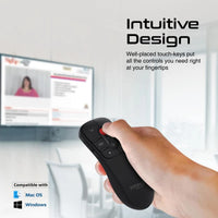 Promate ProPointer Laser Pointer Presenter, 10m Working Range and Button Controls