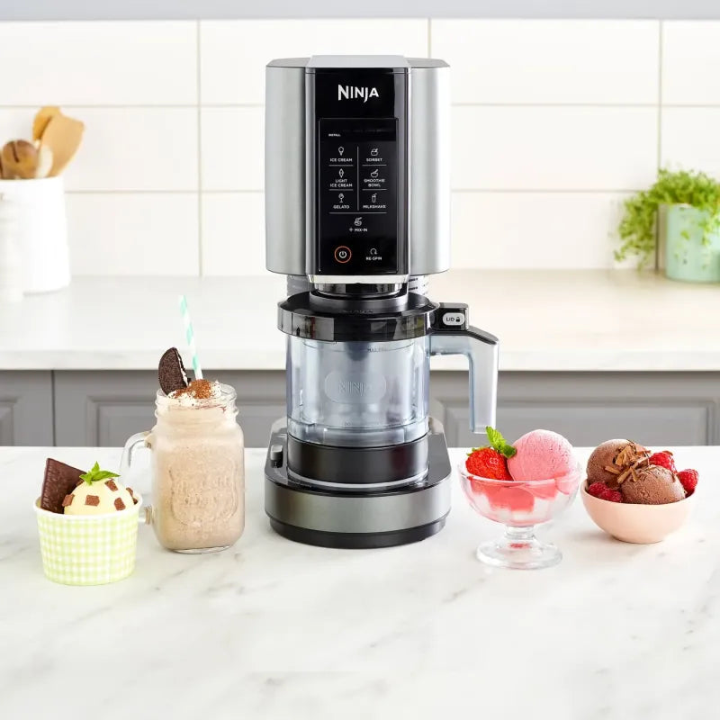 ماكينة صنع الآيس كريم والحلويات المجمدة Ninja CREAMi NC300UK – 7 برامج
