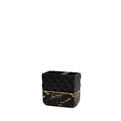 Primanova Nero Toothbrush Holder – Elegant Black Ceramic