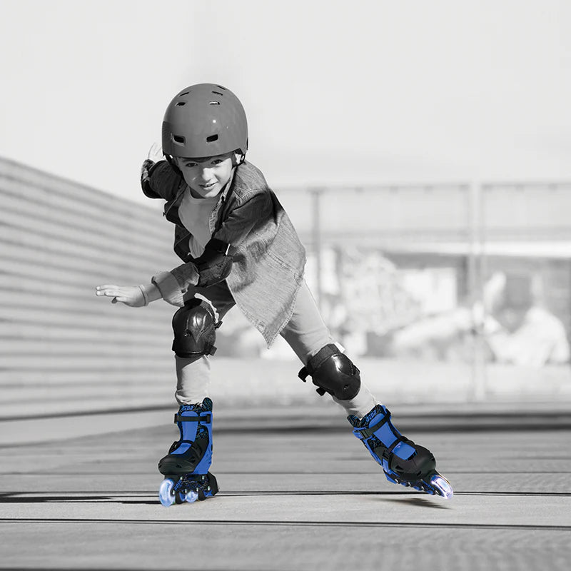 Yvolution Roller Skates - Blue Color for Kids and Teens