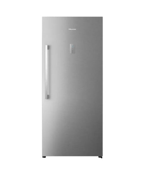 Hisense FV3N769NAI-R Upright Freezer 592L 8 Drawers Silver - Front View Convertible No Frost