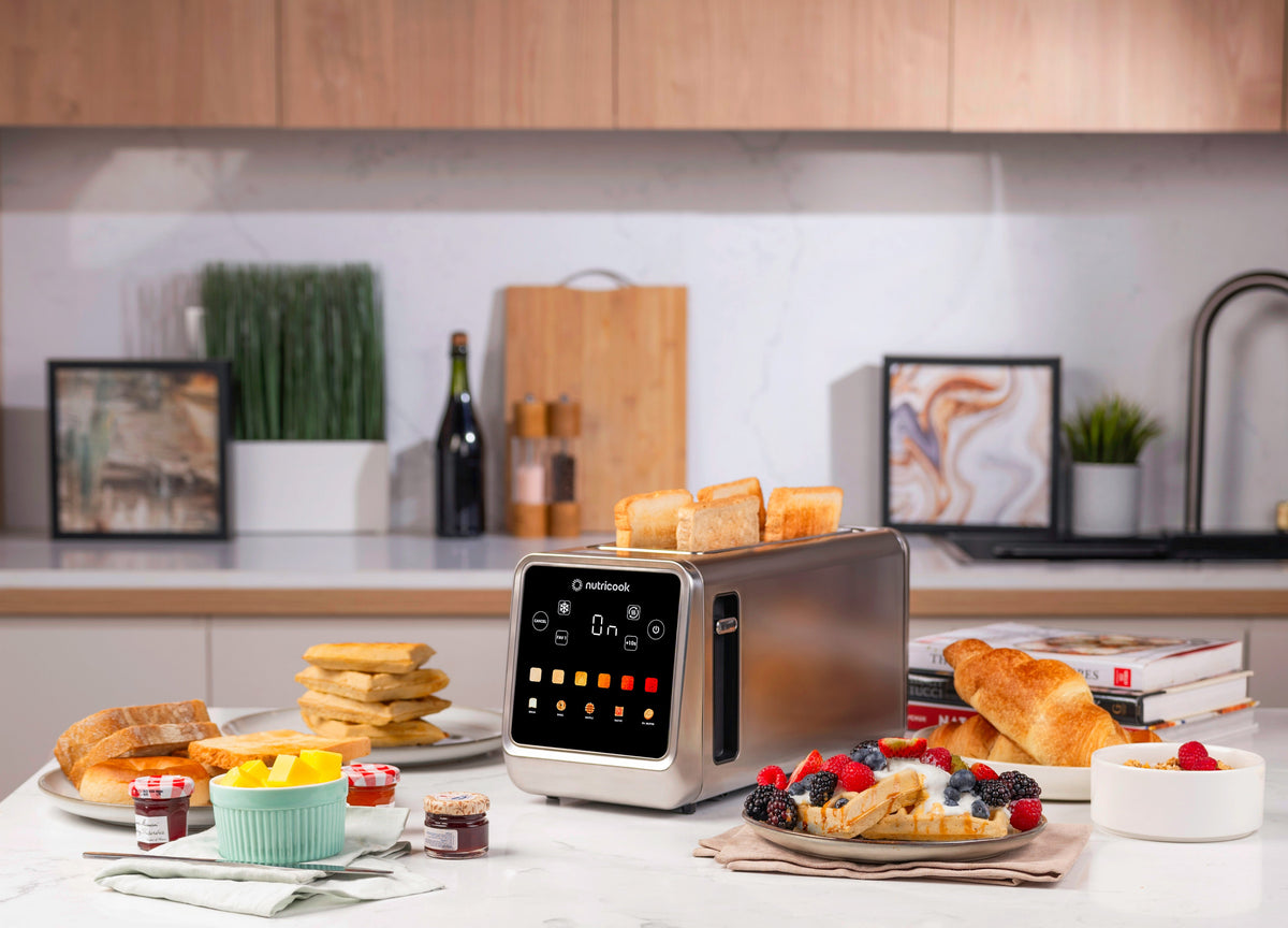 Nutricook 4-Slice Digital Toaster with Touchscreen 1450W – NC-TS401