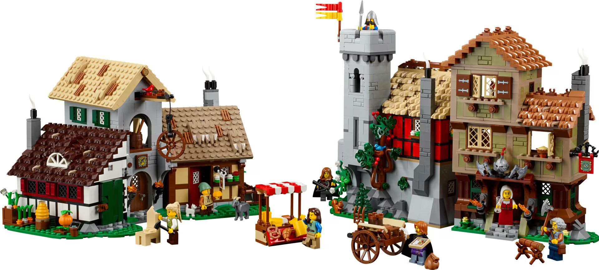 LEGO® Medieval Town Square – Iconic Historic Build