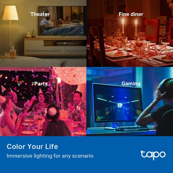 TP-Link Tapo L530E Smart Wi-Fi Light Bulb Multicolor