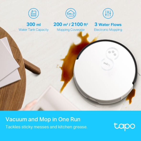 Tp-Link TAPO RV10 Robot Vacuum & Mop