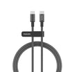 Philips DLC5060C USB-C to USB-C Braided Cable, 2m, 60W, Black