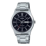 Casio Wristwatch Men's Mtp-V006D-1c Black Vintage Steel