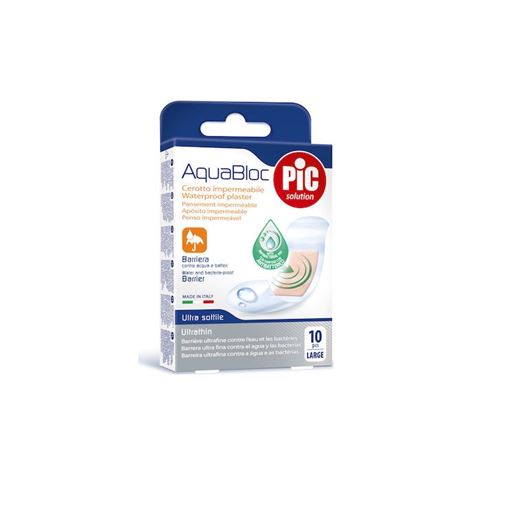 Pic AquaBloc – لصاقات مقاومة للماء 25×72 مم 10 قطع