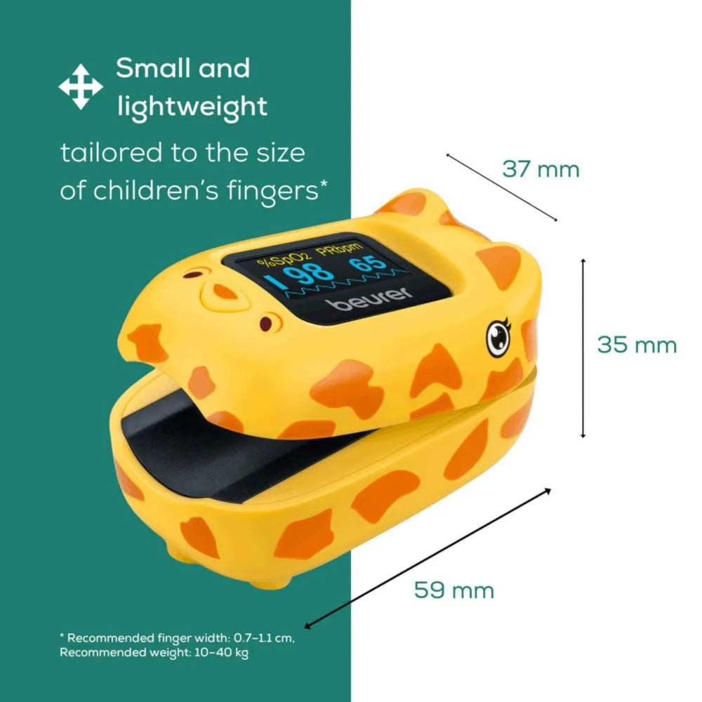 Pulse Oximeter PO 13 Kids - Finger Oxygen Saturation Monitor for Children