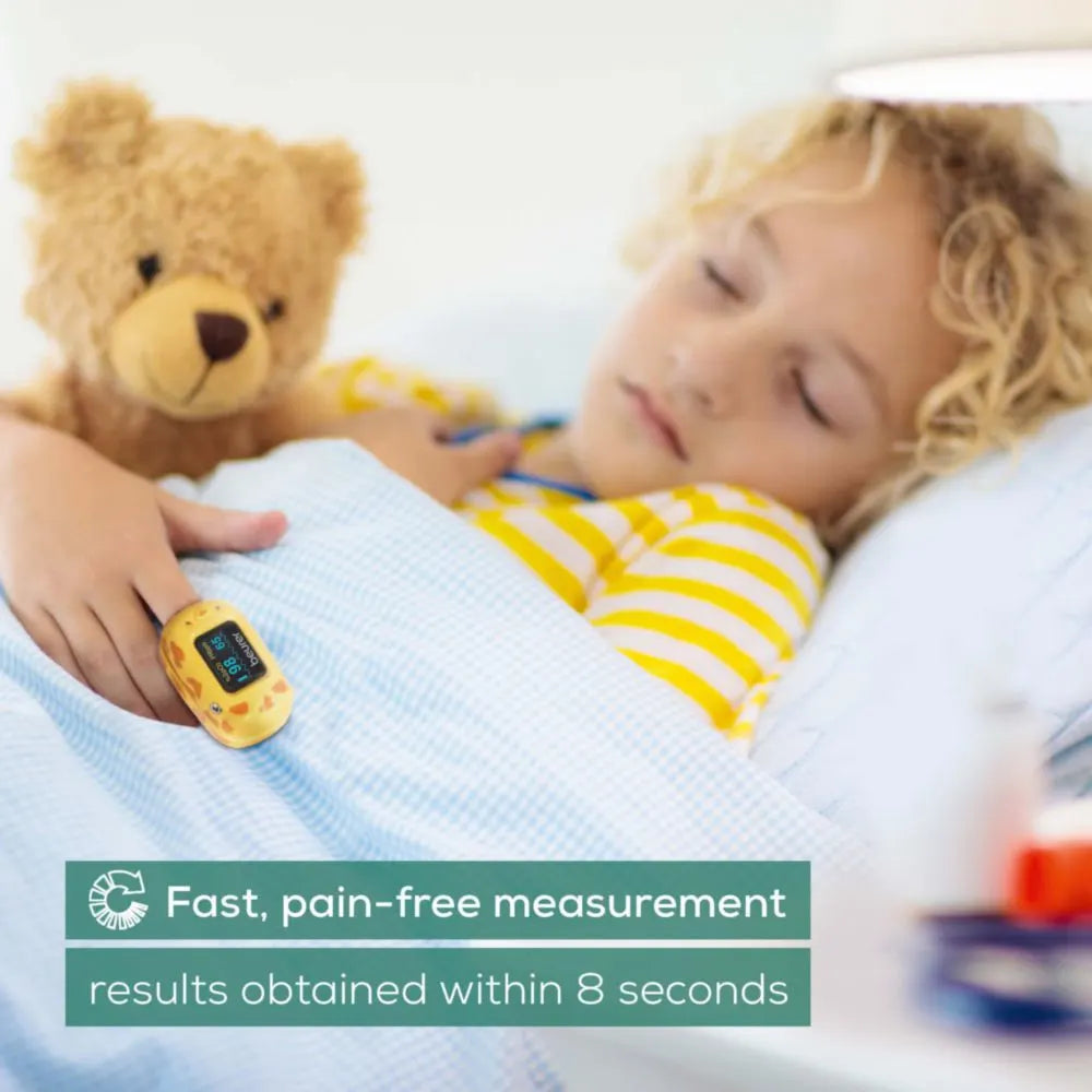 Pulse Oximeter PO 13 Kids - Finger Oxygen Saturation Monitor for Children