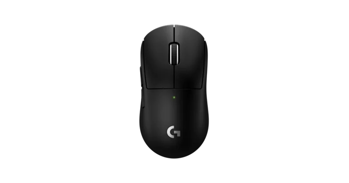 Logitech G PRO X SUPERLIGHT 2 Wireless Gaming Mouse – USB-C | 2kHz Polling | Lightforce Switches | Black – 910-007532