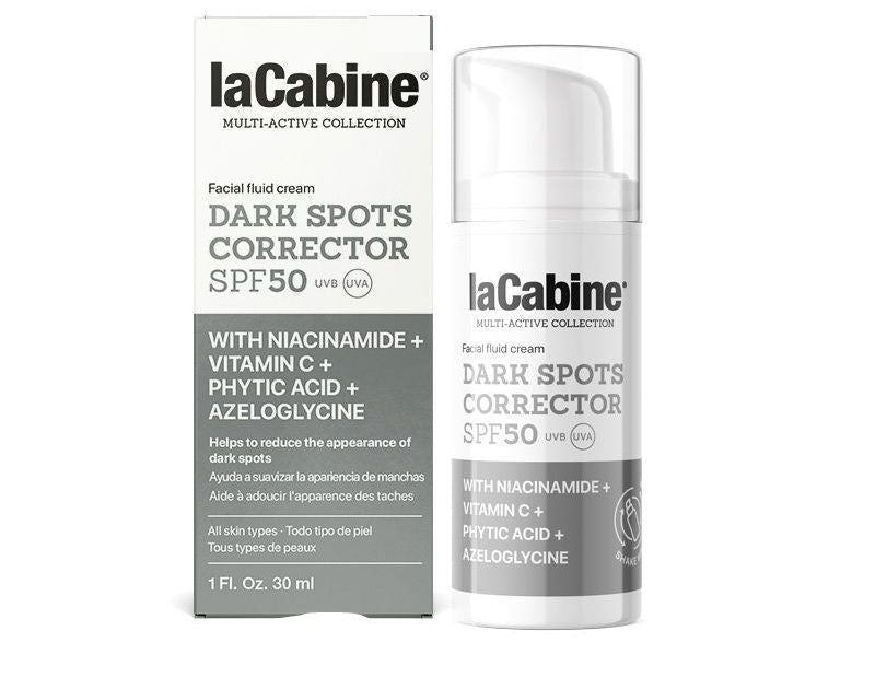لاكابين كريم سائل للوجه مع حماية SPF 50 وتصحيح البقع – 30 مل
