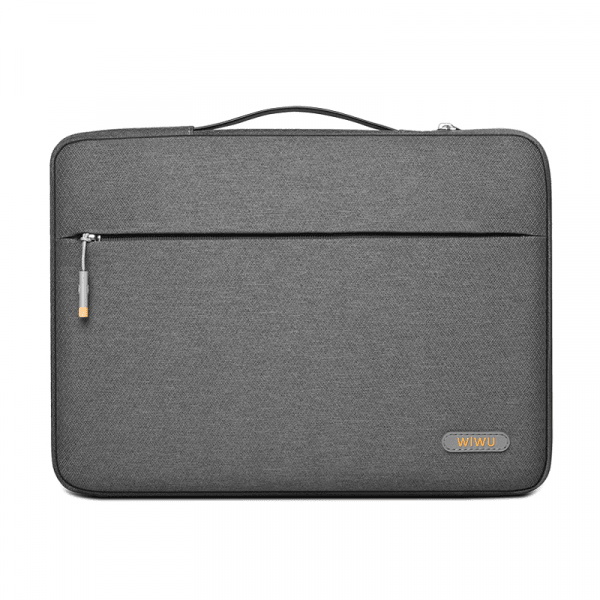 WIWU PILOT WATER RESISTANT HIGH-CAPACITY LAPTOP SLEEVE CASE 15.6" - GREY