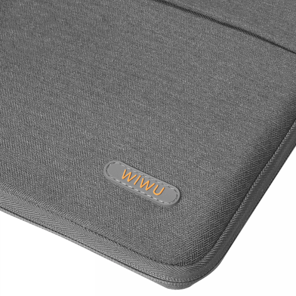 WIWU PILOT WATER RESISTANT HIGH-CAPACITY LAPTOP SLEEVE CASE 15.6" - GREY