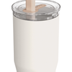 QUOKKA THERMAL SS STRAW TUMBLER MIST IVORY 720 ML