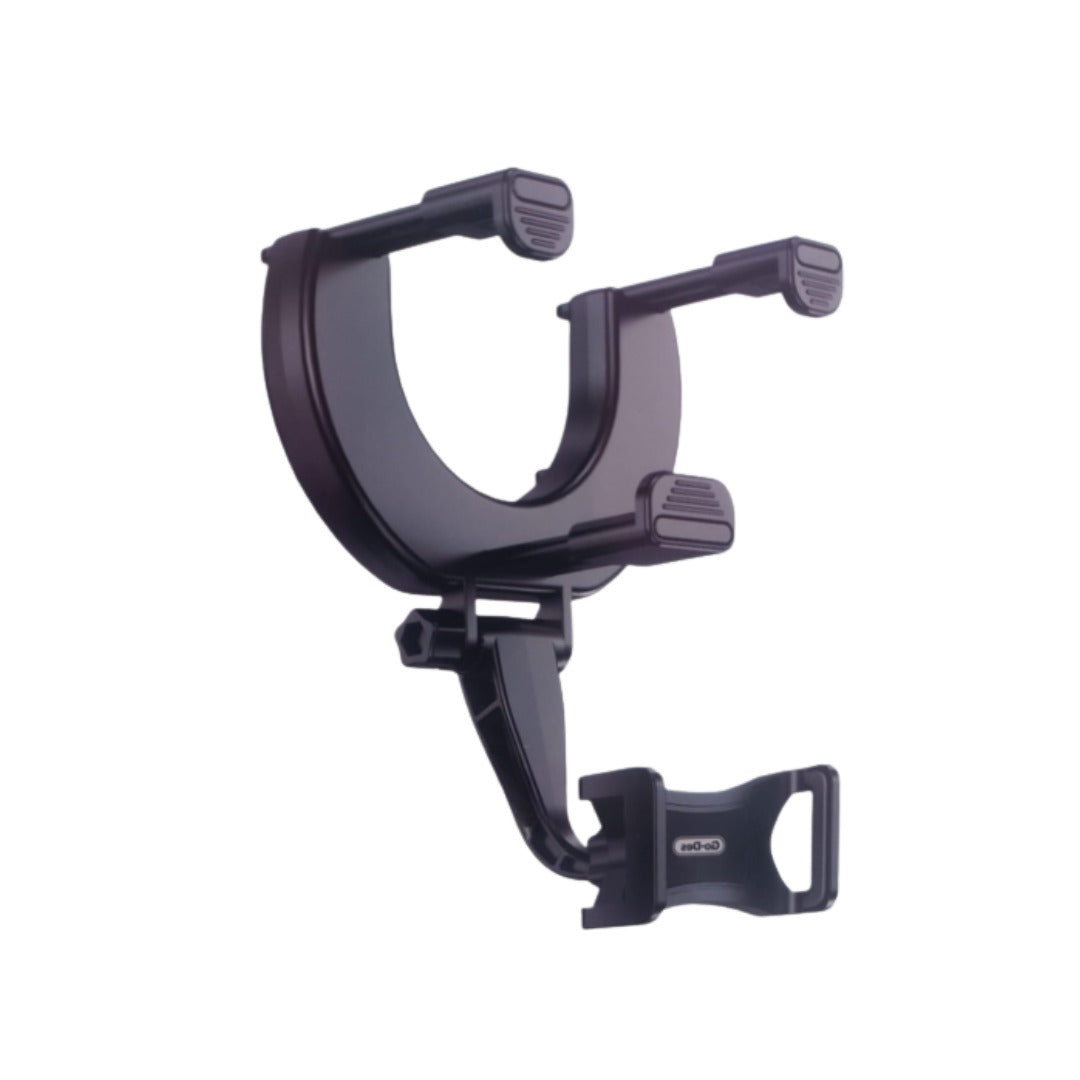 GO-DES Rearview Mirror In-Car Phone Bracket - Black