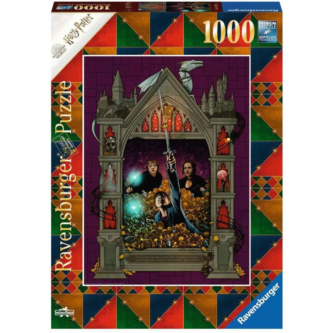 Harry Potter and the Deathly Hallows Part 2 MinaLima Puzzle - 1000 Pieces