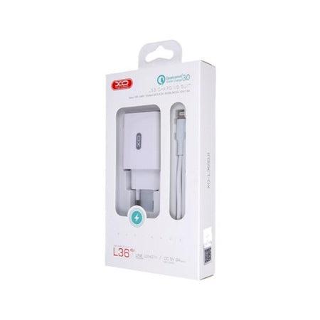 XO L36 EU QC3.0 Single port travel charger