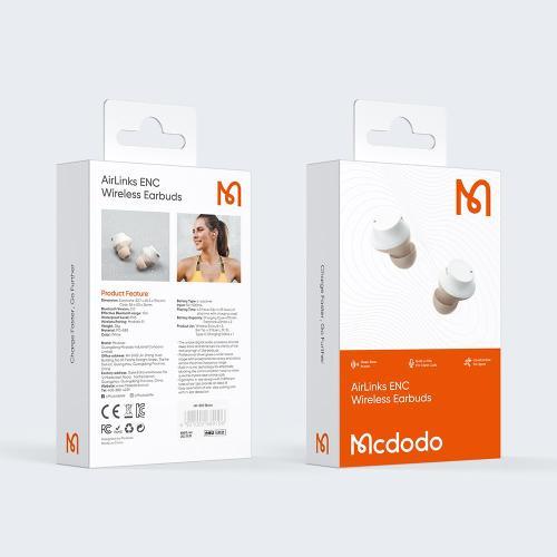 Mcdodo HP 8020 Bluetooth Earbuds - White & Black