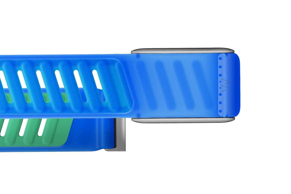 WHOOP 5.0 SportFlex Accessory Band Riptide flat view