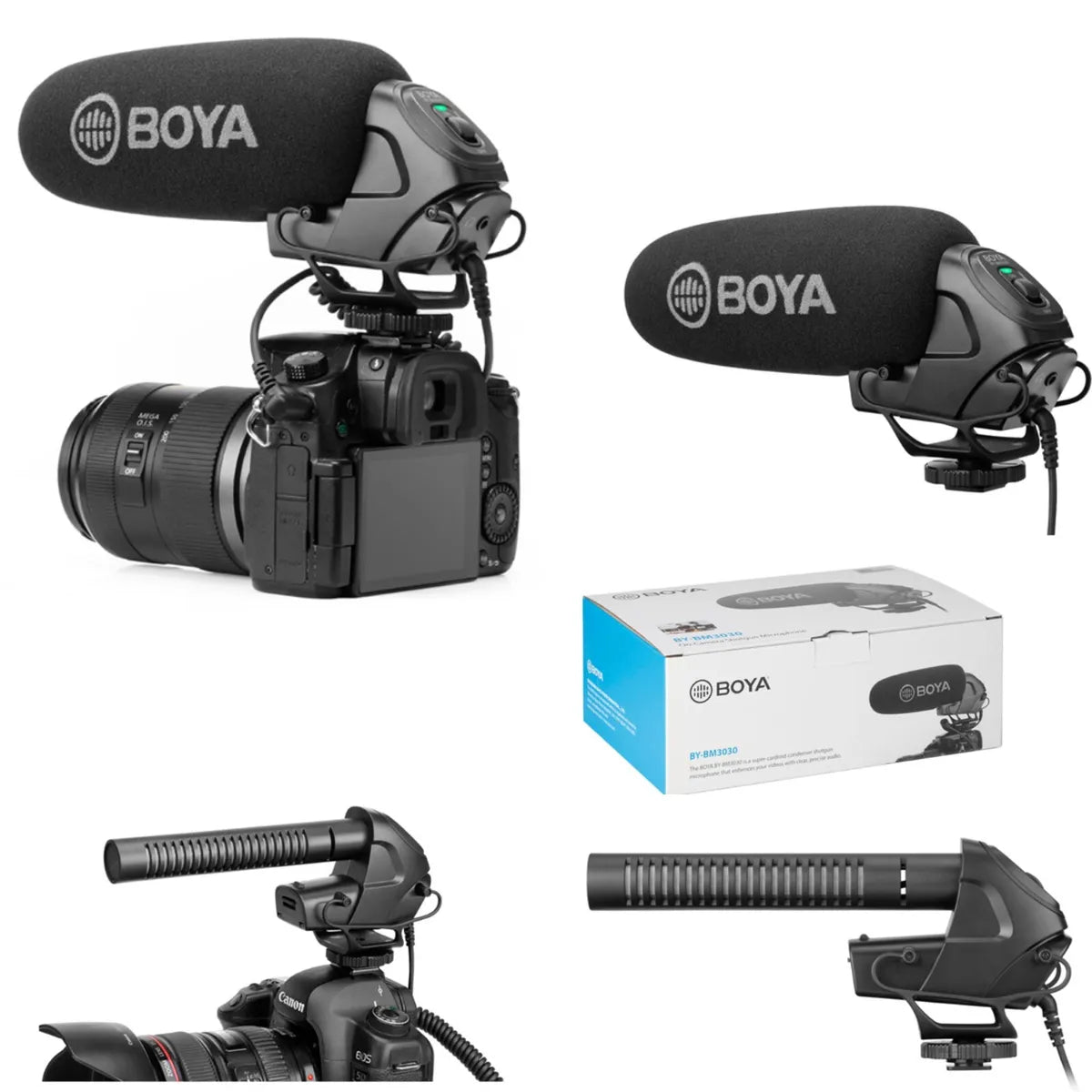 BOYA On-Camera Shotgun Microphone - Black