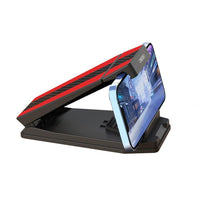 XO C100 Leather Texture Retro Dashboard  Clip Mobile Phone Tablet Holder