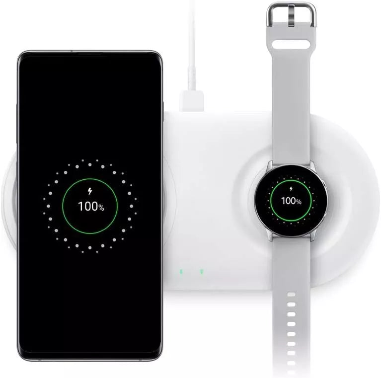 SAMSUNG Wireless Charger DUO Pad Fast Charge 2.0 with Wall Charger (AFC 25W)