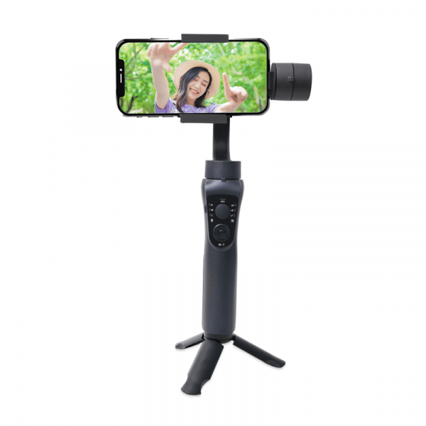 Wiwu 3-axis handheld smartphone gimbal stabilizer phone holder - black